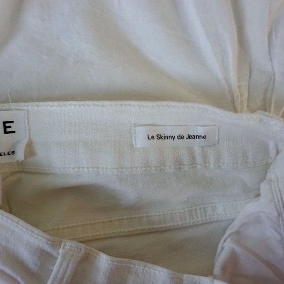NEW Frame Le Skinny De Jeanne in Blanc Jefferson Size 26 - Picture 8 of 12